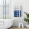 Towel Holders for Bathroom Wall Mounted, Bethom Towel Storage for Small Bathroom, Wall Towel Rack for Rolled Towels Bath Washcloths, White view 3