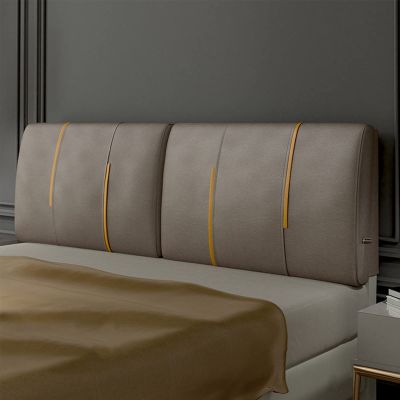 Headboard Pillow King Size Reading Back Cushion Bed Rest Pillow Daybed Backrest Lumbar Support Pad Headboard Slipcovers for Dorm Room Hotel Decoration,B,No headboard 78.7"/200cm