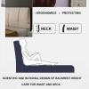 Headboard Pillow King Size Reading Back Cushion Bed Rest Pillow Daybed Backrest Lumbar Support Pad Headboard Slipcovers for Dorm Room Hotel Decoration,B,No headboard 78.7"/200cm view 4