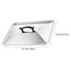 CALLARON Stainless Steel Food Dish Cover Protective Lids for Fish Plate Grill Pan view 2