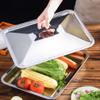 CALLARON Stainless Steel Food Dish Cover Protective Lids for Fish Plate Grill Pan view 4