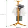 YQBUER Coat Rack Wall Mounted Coat Rack Traditional Furniture Coat/Hat Rack Household Storage Rack Three-Layer Hook Super Load-Bearing Floor-Standing Simple Coat Rack for The Entryway Bathroom view 2