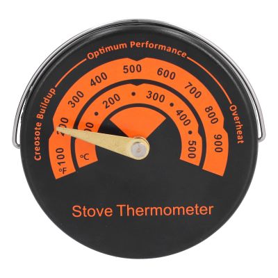 EVTSCAN Stove Thermometer Magnetic Wood Burner Top Oven Temperature Gauge Fireplace Accessories