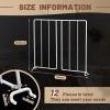 Amylove 12 Pcs Wire Shelf Divider for Wire Shelves Closet Organization Clothes Wardrobe Separators Closet Organizer Dividers Storage Rack Separator for Cabinets Kitchen Office, White view 2
