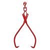 32Inches - Log Lifting Tongs Heavy Duty Grapple Timber Claw, Earth Worth Skiding Tongs Swivel Hook, for Timber, Truck, Loader, Tractor, Skidder, ATV view 1