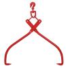 32Inches - Log Lifting Tongs Heavy Duty Grapple Timber Claw, Earth Worth Skiding Tongs Swivel Hook, for Timber, Truck, Loader, Tractor, Skidder, ATV view 3