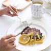 30 Piece Silverware Set for 6 Durable 18/10 Stainless Steel Flatware Sets Kitchen Cutlery Utensil Include Knife Fork Spoon Dessert Spoon Coffee Spoon view 2