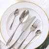 30 Piece Silverware Set for 6 Durable 18/10 Stainless Steel Flatware Sets Kitchen Cutlery Utensil Include Knife Fork Spoon Dessert Spoon Coffee Spoon view 4