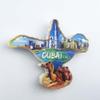 3D Landmark Dubai U.A.E Fridge Magnet Souvenir Gift,Resin Handmade Dubai Refrigerator Magnet Home & Kitchen Decoration Collection view 3