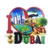 3D Dubai United Arab Emirates Fridge Magnet Souvenir Gift,Resin Handmade Dubai Refrigerator Magnet Home & Kitchen Decoration Collection view 1