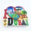 3D Dubai United Arab Emirates Fridge Magnet Souvenir Gift,Resin Handmade Dubai Refrigerator Magnet Home & Kitchen Decoration Collection view 2