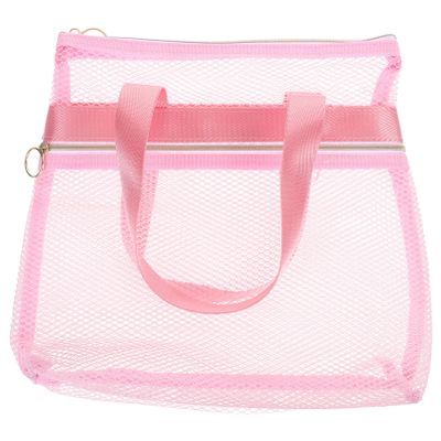DOITOOL Travel Toiletry Bag Mesh Beach Bag Portable Toiletry Pouch Mesh Design
