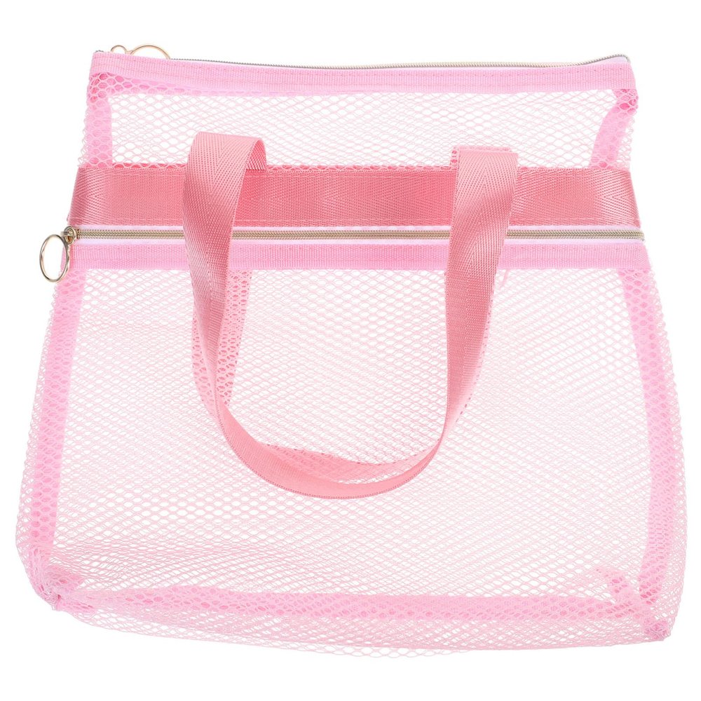 DOITOOL Travel Toiletry Bag Mesh Beach Bag Portable Toiletry Pouch Mesh Design