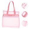 DOITOOL Travel Toiletry Bag Mesh Beach Bag Portable Toiletry Pouch Mesh Design view 2