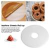 Round Dehydrator Sheets, Nonstick Flexible Fruit Roll Sheet for Food Drying Food Grade Silicone White 12.4 Inch 31.5 cm 1 Pack view 3