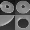 Round Dehydrator Sheets, Nonstick Flexible Fruit Roll Sheet for Food Drying Food Grade Silicone White 12.4 Inch 31.5 cm 1 Pack view 4
