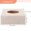 DIY Tissue Boxes 2PCS Wooden Napkin Box Tissue Box Cover Rectangular Tissue Boxes Holder Napkin Holders for Home Shop view 3