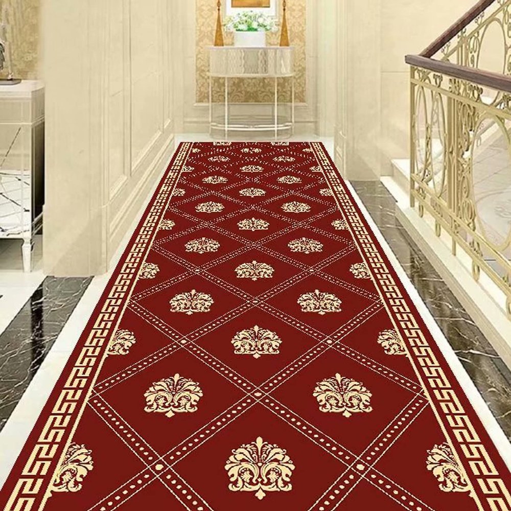 Long Carpet Runners for Hallway60cm/70cm/80cm/100cm Wide Washable Corridor/Kitchen/Bedroom/LivingRoom/Entryway Narrow Runner Rug Durable Floor Mat (Size : 2.3 ft x 3.3 ft)