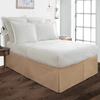 1 Piece Split Corners with Box Pleated Egyptian Cotton Bed Skirt 1000 Thread Count 18 Inch Drop Easy Fit Luxury Bedding Collection (Queen, Taupe) view 2