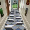 GRAPKS Geometric Patterns Runner Rug for Hallway Non SlipIndoor Outdoor Runners CaepetRubber Backing Doormat Runner 100/200/300/400/500/600cm Long (Size : 2.3 ft x 11.5 ft) view 1