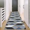 GRAPKS Geometric Patterns Runner Rug for Hallway Non SlipIndoor Outdoor Runners CaepetRubber Backing Doormat Runner 100/200/300/400/500/600cm Long (Size : 2.3 ft x 11.5 ft) view 4