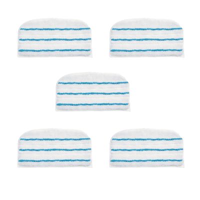 LANGshaw Compatible for BlackDecker SM1621/HSMC1300FX/HSMC1321 Series Steam Cleaner Parts 5PCS Microfiber Steam Mop Pads Leisurely