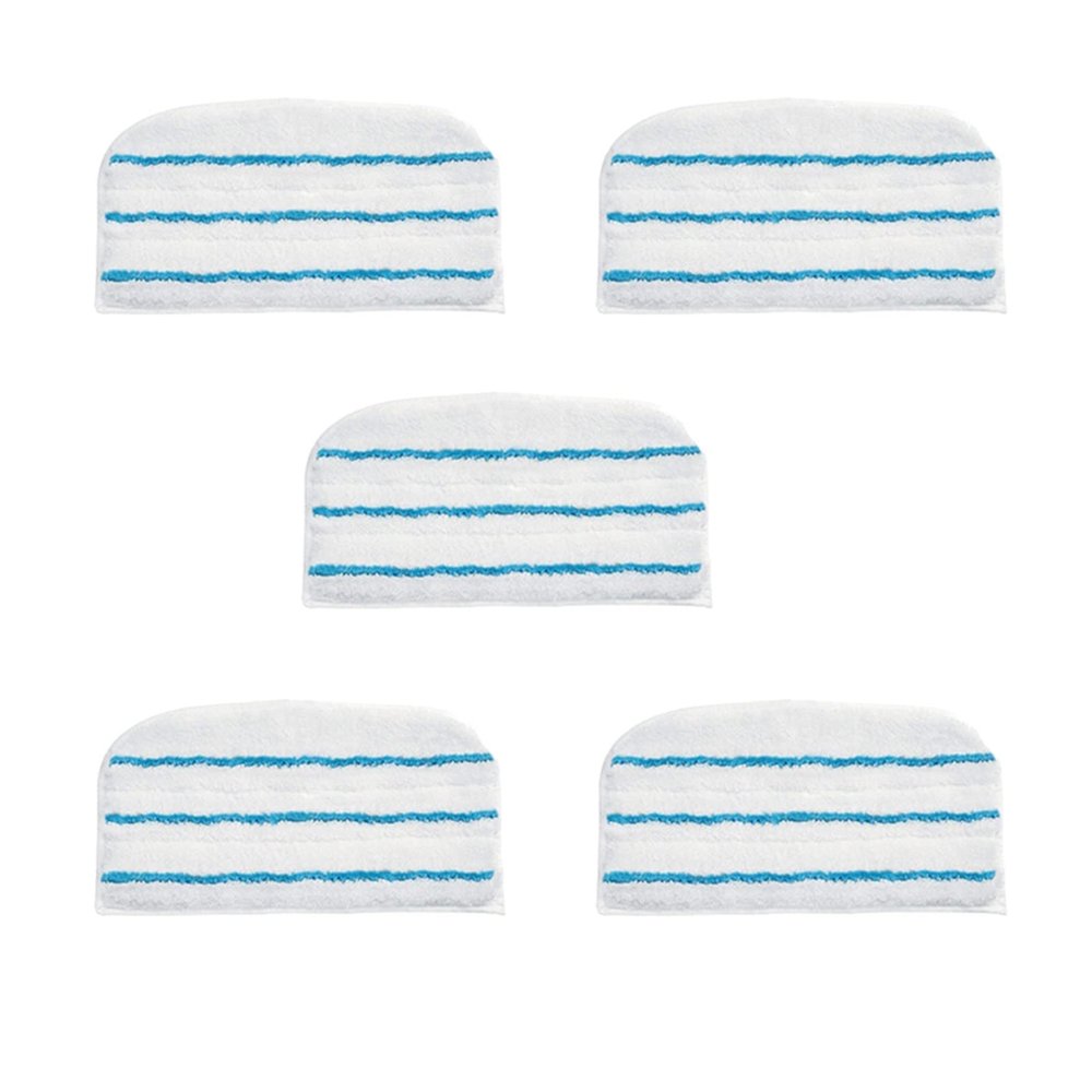 LANGshaw Compatible for BlackDecker SM1621/HSMC1300FX/HSMC1321 Series Steam Cleaner Parts 5PCS Microfiber Steam Mop Pads Leisurely