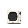 Nostalgia Retro Compact Countertop Microwave Oven - 0.7 Cu. Ft. - 700-Watts with LED Digital Display - Child Lock - Easy Clean Interior - Ivory view 1