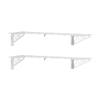 12" x 36" Wall Shelves (Two Pack with Hooks) view 1