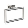 Amerock | Polished Nickel/Stainless Steel | Esquire |Towel Bar | 24 inch (610 mm) | 3 Piece | Bathroom Accessories Set view 4