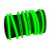 GlowLights 50 x Personalized 8'' Glow Bracelets Light Sticks, Wedding & Birthday Party Favors, Imprinted w/YOUR MESSAGE (002 Green) view 1