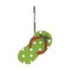 Avanti Linens - Shower Curtain Hooks, Holiday Bathroom Accessories, Set of 12 (Flamingo Jingle Collection) view 4