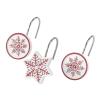 Avanti Linens - Shower Curtain Hooks, Holiday Bathroom Decor, Set of 12 (Sparkle Collection) view 1