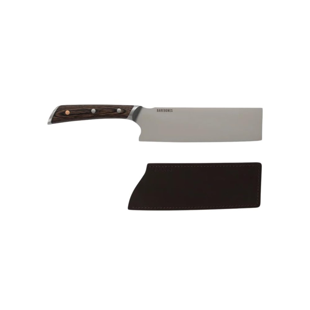 Barebones No. 7 Nakiri Knife - 7-Inch German-Grade Blade - Chopping Perfect for Vegetables - Versatile Chef Knife - Everyday Kitchen Essentials