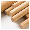 YQBUER Wall Mounted Coat Rack Coat Stand Modern Floor Standing Hat and Coat Stand Clothes Rack Entryway Purse Display Hall Tree Wooden Coat Rack for Foyer Garage Office Bedroom Closet 165cm for Th view 4