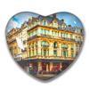 Belgium Bruxelles Fridge Magnets Sticker Kitchen Refrigerator Decoration Magnet Gift Heart Shape view 1