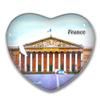 France Paris Pantheon Fridge Magnets Sticker Kitchen Refrigerator Decoration Magnet Gift Heart Shape view 1