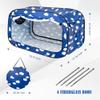 ANC POP Bed Tent Twin Bed Canopy Tents Portable Dream Tent for Adult Indoor Sleeping Tents with 2 Doors Breathable Private Space, Cloud view 3