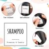 Segbeauty Waterproof Labels for Bottles, 18pcs Shampoo Conditioner White Label Stickers, Removable Self-Adhesive Soap Dispenser Stickers for Bathroom Kitchen Washstand Dresser Plastic Glass Bottle view 4