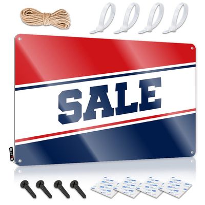Warning My Neighbor is A Jackass Sign Sale Sign Tin Sign Funny Metal Signs Garage Signs for Men Funny ( Size : 30X40CM )