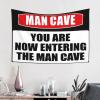 Bar for Man Cave Caution! You are Now Entering The Man Cave Tapestry Space Decor Astethic Stuff for Room (Size : 75X100CM) view 2