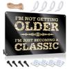 Warning My Neighbor is A Jackass Sign IM Not Getting Older Tin Sign Funny Metal Signs Garage Signs for Men Funny ( Size : 30X40CM ) view 1