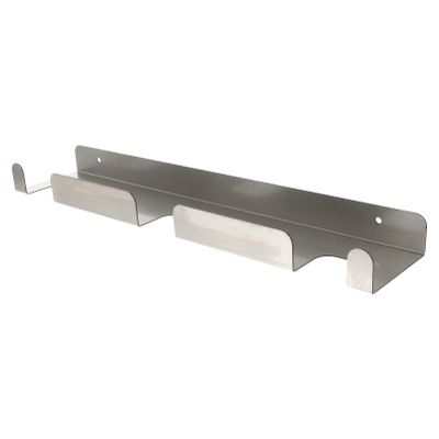 1pc Pizza Stand Metal Utensil Storage Rack Sundries Organizer Kitchen Utensil - Mounted Rack Shelf Organizer Rack Storage Basket Stainless Steel No Punching Container