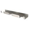 1pc Pizza Stand Metal Utensil Storage Rack Sundries Organizer Kitchen Utensil - Mounted Rack Shelf Organizer Rack Storage Basket Stainless Steel No Punching Container view 1