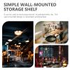 1pc Pizza Stand Metal Utensil Storage Rack Sundries Organizer Kitchen Utensil - Mounted Rack Shelf Organizer Rack Storage Basket Stainless Steel No Punching Container view 3