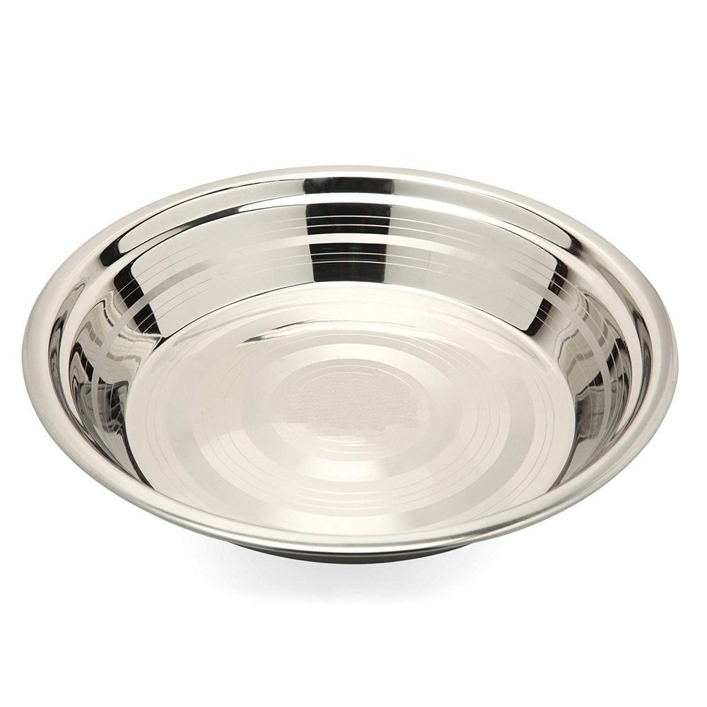 Stainless Steel Atta Parat (29 - Centimeters) By Tradebulk