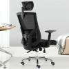 Lounge Chair Ergonomic Office Chair with Adjustable Headrest and Arm Back Desk Chair, Lumbar Support, Strainer, Thick Seat Cushion, Swivel Chair Bedroom Chair (Color : A) view 2