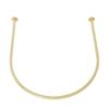 LXHONG Fitting Room Curtain Metal Rod of Clothing Store Changing Room Curtain Track Curtain U-Shaped Ring Shelf (Color : Gold, Size : 100x100cm) view 1