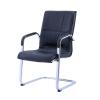 Lounge Chair Home Classic Leather Office Desk Hotel with Metal Frame, High Back Ergonomic Desk Chair and Arms Bedroom Chair (Color : Black) view 1