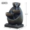 BNNP Indoor Tabletop Fountains Desktop Fountain 4 Layer Desk Waterfall Fountain Indoor Living Room Bedroom Decoration Table Water Fountain Home Decor Tabletop Fountains Decoration Meditation Fountain view 2